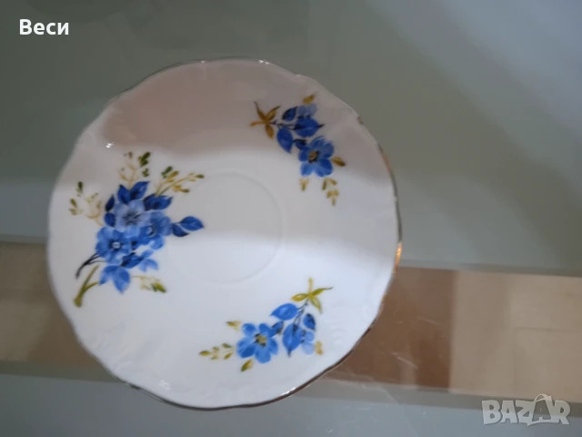 5 броя чашки за кафе с чинийка, снимка 5 - Чаши - 50827636