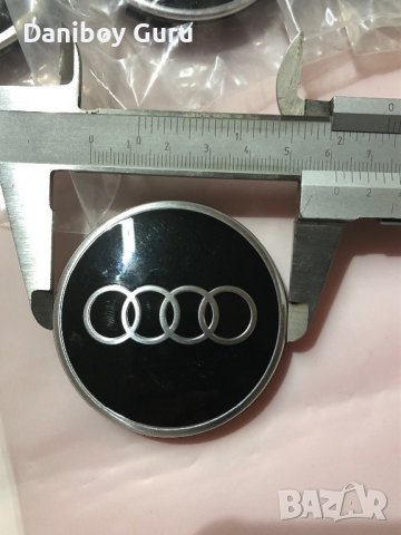 Audi оригинални капачки за алуминиеви джанти ф60мм, снимка 7 - Аксесоари и консумативи - 39882650