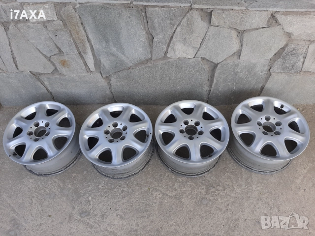 Оригинални алуминиеви джанти Мерцедес W220 Mercedes ET46 7 1/2 J 16H2 16” 5x112 A220401, снимка 5 - Гуми и джанти - 51526093