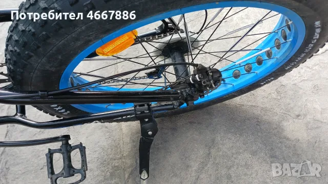 Fat bike колело  с 6 скорости ,24 цола и алуминиева олекотена рамка ., снимка 5 - Велосипеди - 55799251