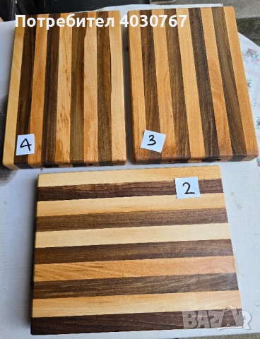 Дъски за рязане "face grain" и "end grain", снимка 4 - Аксесоари за кухня - 50773687