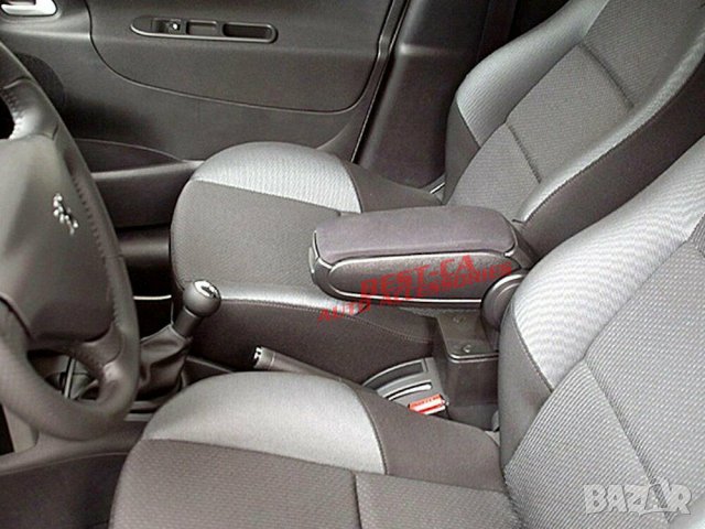 Текстилен черен подлакътник за Пежо 207 / Peugeot 207 (2006-2014), снимка 6 - Аксесоари и консумативи - 37080208