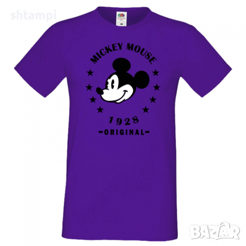 Мъжка тениска Mickey Mouse Original 1928 Подарък,Изненада,Рожден ден, снимка 7 - Тениски - 36577434