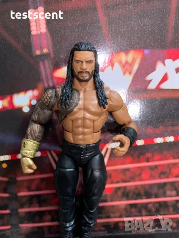 Екшън фигура WWE Roman Reigns Роман Рейнс ELITE SERIES Bloodline mattel figure елит, снимка 6 - Колекции - 48829963