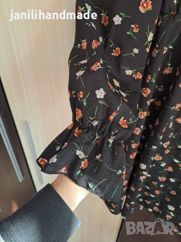 Рокля на цветя,къса, снимка 3 - Рокли - 54261675