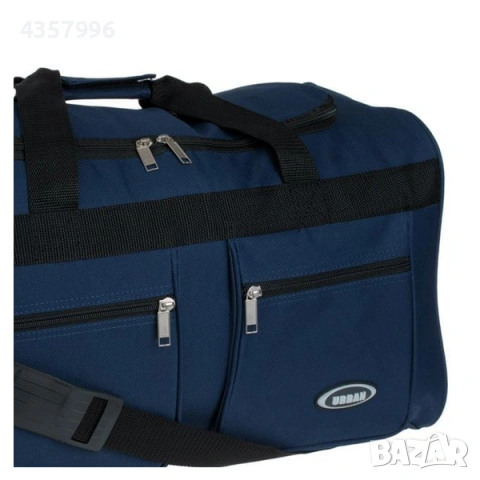 Сак за пътуване, С джобове и презрамка, Син , снимка 3 - Сакове - 53287175