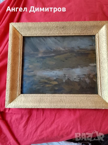 Ангел Ботев маслена картина 