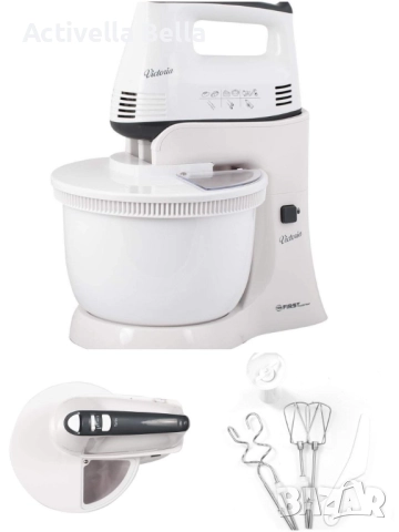 Миксер с купа, 5 степени на мощност, турбо функция, капацитет на купата 3.5 литра FIRST, снимка 2 - Миксери - 52891456