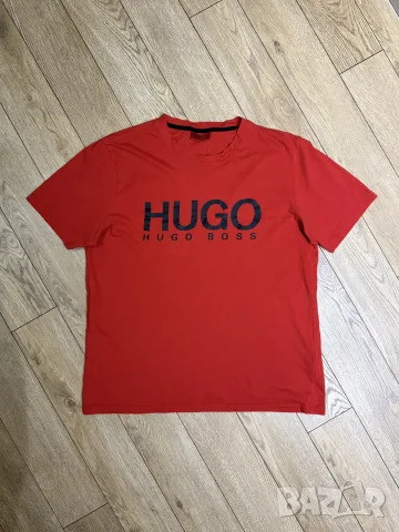 Мъжка тениска Hugo Boss | L размер, снимка 2 - Тениски - 56204609