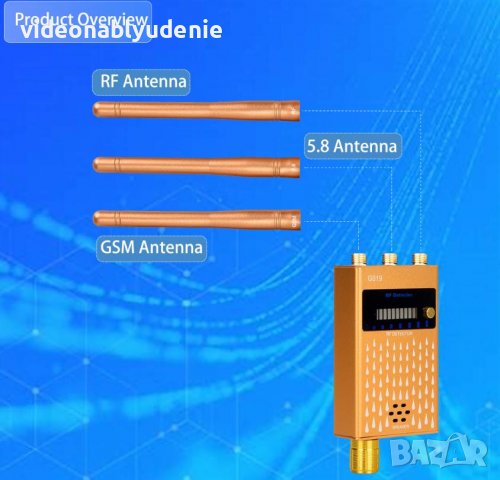 Професионален 3хАнтени 1-8000MHz Мощен CDMA RF GPS WiFi Скрити Камери Детектор Аудио Бръмбари Тракер, снимка 8 - Други - 39590872