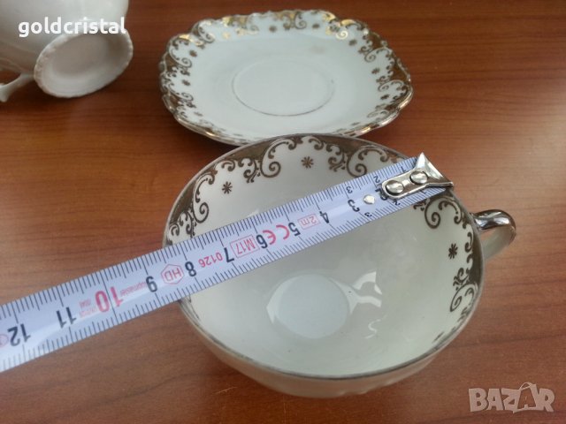 Стар немски порцелан чаши за чай кафе , снимка 4 - Други ценни предмети - 37136017