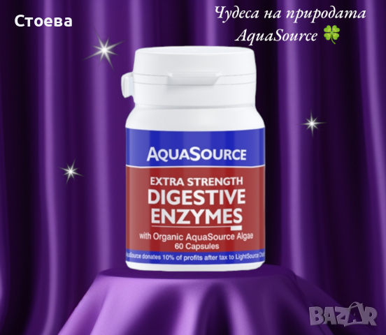 AquaSource Digestive Enzymes

Ензими 60 капсули, снимка 1 - Хранителни добавки - 44766819