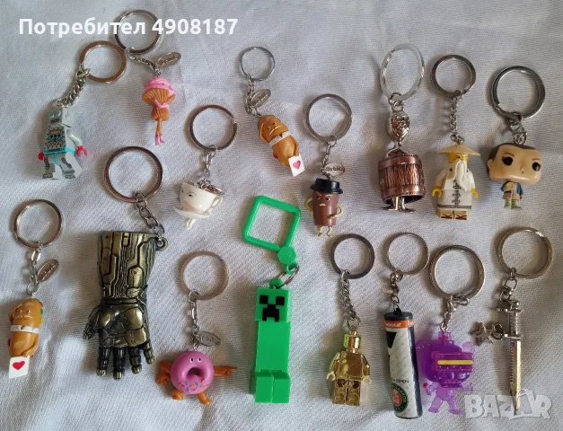 Ексклузивни ключодържатели. 16 броя, снимка 2 - Ключове - 55987036