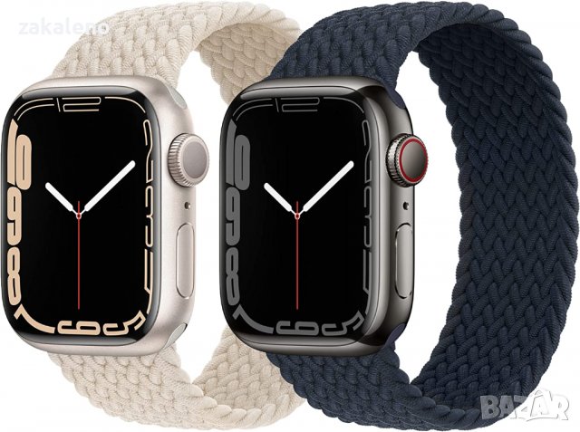 Текстилна каишка верижка Apple Watch 2/3/4/5/6/7/SE 38/40/41/42/44/45