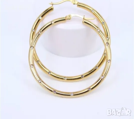 Бижута, мед. стомана, обеци, гривна, хълки, снимка 14 - Гривни - 48206144