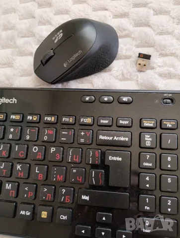 Logitech клавиатура K360 и мишка М280 комплект, снимка 2 - Клавиатури и мишки - 56040670