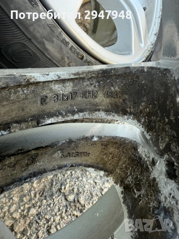 Лети джанти за BMW x3 17 5x120 с гуми 215/60/17, снимка 4 - Гуми и джанти - 51617089