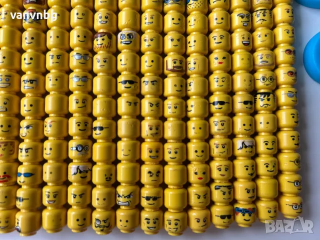 Lego Minifigures глави на фигурки, снимка 5 - Конструктори - 55835295