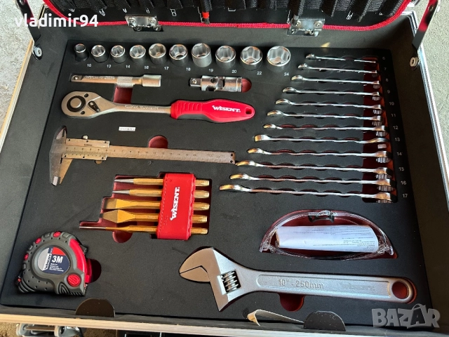 Wisent куфар с инструменти, снимка 6 - Куфари с инструменти - 52920600