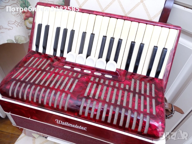 Акордеон Велтмайстер 80 баса, снимка 6 - Акордеони - 52802958