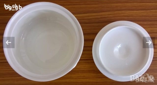 Стара порцеланова кутия, снимка 4 - Други - 24487126