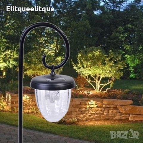 Соларна LED лампа с форма на жълъд, снимка 5 - Лед осветление - 52217852