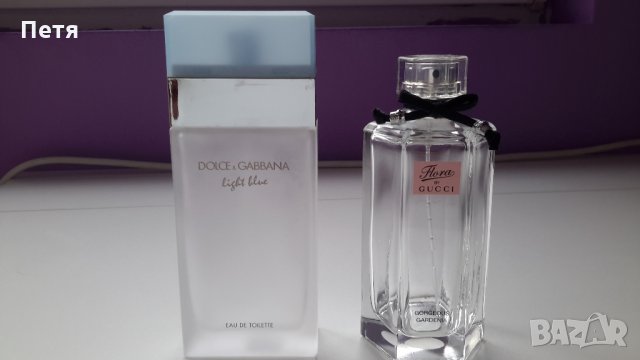 Празно шише от парфюм Gucci / Празно шише от парфюм Dolce & Gabbana