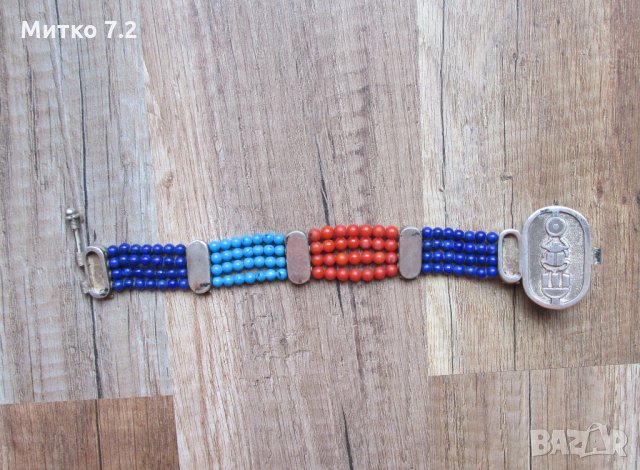 сребърна гривна - 13, снимка 5 - Гривни - 31796500