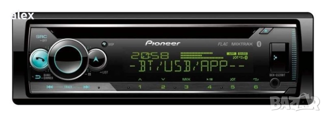 плейър за автомобил Pioneer DEH-S520BT с Bluetooth, Spotify, снимка 2 - Ресийвъри, усилватели, смесителни пултове - 52814924