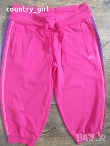  adidas Essentials 3 Stripes Capri -страхотно дамско долнище, снимка 6 - Спортни екипи - 29267850