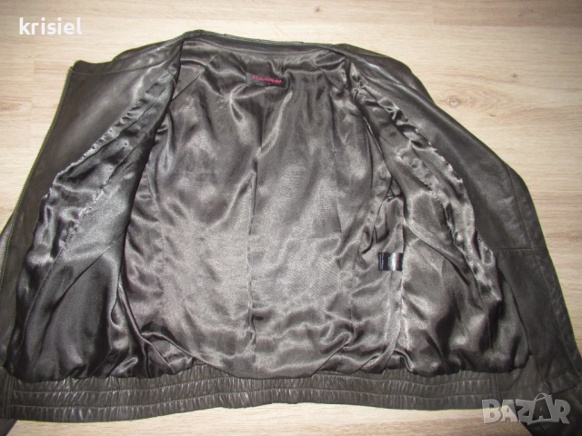 ЕСТЕСТВЕНА КОЖА--СТРАХОТНО ЯКЕ--S номер , снимка 5 - Якета - 51944354