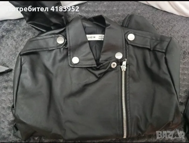 Дамско кожено яке, снимка 2 - Якета - 56461631