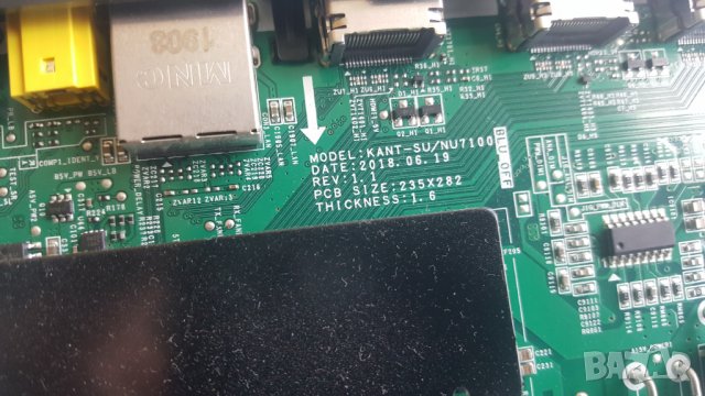 TV SAMSUNG UE40NU7110W -счупен екран, снимка 4 - Части и Платки - 29602323