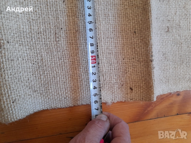 Стар конопен плат,платно,зебло #7, снимка 4 - Антикварни и старинни предмети - 52228273