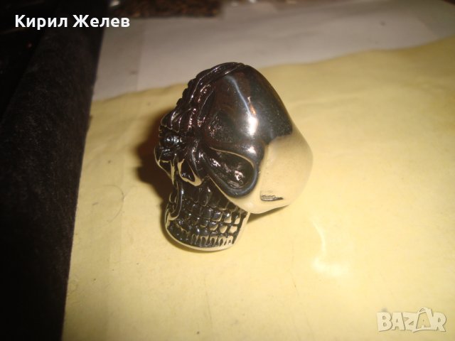 ХЕВИ МЕТЪЛ СТОМАНЕН НЕРЪЖДАЕМ ПРЪСТЕН НОВ 24978, снимка 5 - Пръстени - 34366406