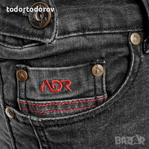 ТОП ЦЕНА Мото Дънки за мотор ADRENALINE ROCK BLACK, протектори, снимка 6 - Аксесоари и консумативи - 49624516