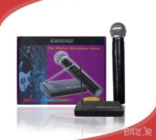 Професионален безжичен микрофон с приемник,SH-200