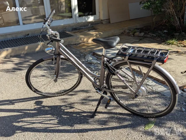 Електрически велосипед Bianchi, E-Spillo Classic City Lady, 28'' - НОВО + 2 г. гаранция!, снимка 2 - Велосипеди - 56082142