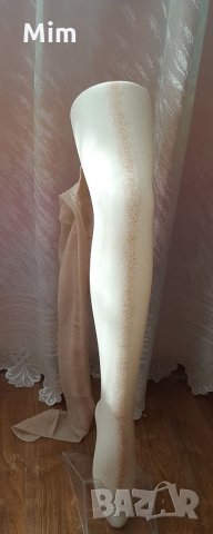 Bonnie Doon 20 den Чорапогащник телесен цвят с златен брокат 