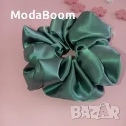 Сатенено скрънчи Light blue