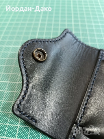 Портфейл от естествена кожа ръчна изработка, снимка 8 - Портфейли, портмонета - 51465137