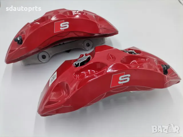 К-т Нови Червени Спирачни Апарати Audi S4 8W B9 S5 F5 350mm , снимка 2 - Части - 48042516