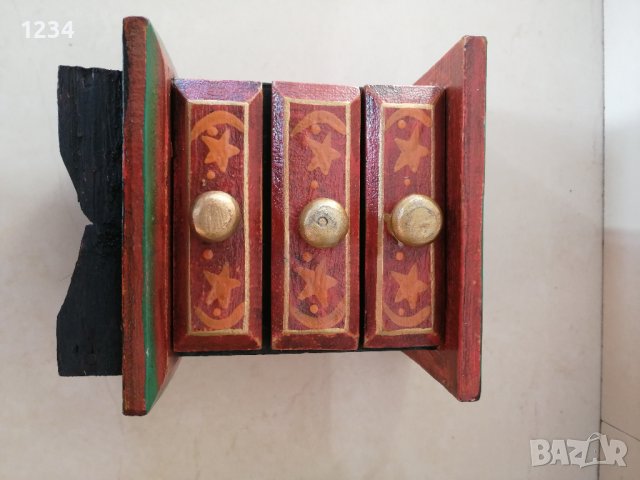 Дървена кутия 15 х 9.5 h 17.5 см. , снимка 6 - Други стоки за дома - 40596059