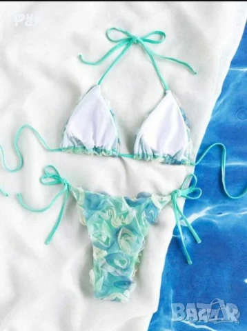 Многоцветен бански на цветя, снимка 4 - Бански костюми - 50658753