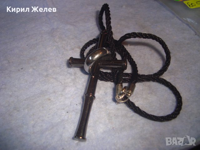 МОДНО АРТ КОЛИЕ - КРЪСТ НЕРЪЖДАЕМА СТОМАНА с ШНУРЧЕ СТИЛНО ГОЛЯМО КРАСИВО 81555, снимка 12 - Колиета, медальони, синджири - 36982753