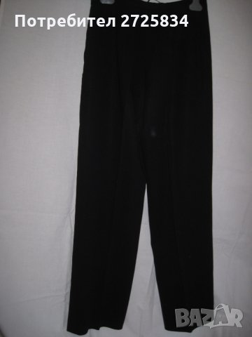 Елегантен черен панталон MaxMara, размер IT 46 D42, снимка 9 - Панталони - 35038841