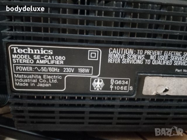 Technics SE-CA1080 аудио система без колони, снимка 6 - Аудиосистеми - 40087081