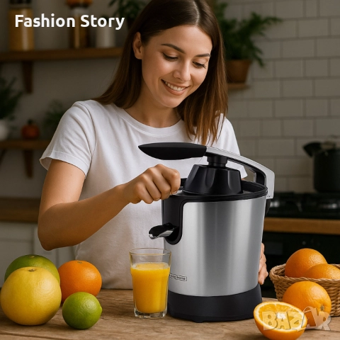 Електрическа сокоизстисквачка за цитрусови плодове Royalty Line RL-CPE85, снимка 2 - Сокоизстисквачки и цитрус преси - 51922372