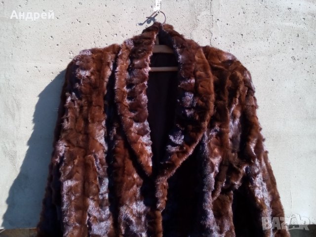 Старо дамско кожено палто #2, снимка 2 - Антикварни и старинни предмети - 30753081