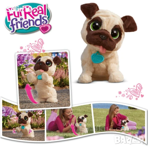 FurReal Friends Подскачащо кученце МОПС – 55.00 лева , снимка 2 - Кукли - 50446707